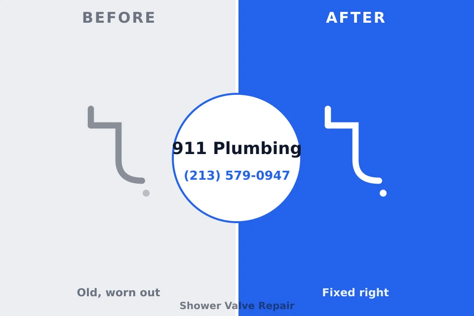 Before and after: plumbing company Senoia, GA
